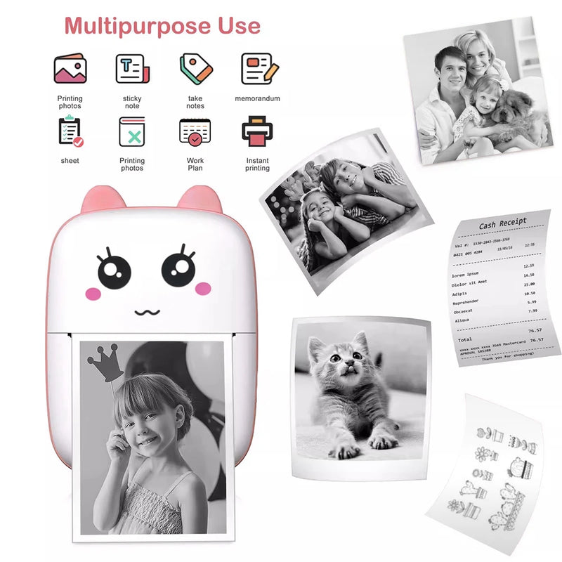 Portable Bluetooth Thermal Printer