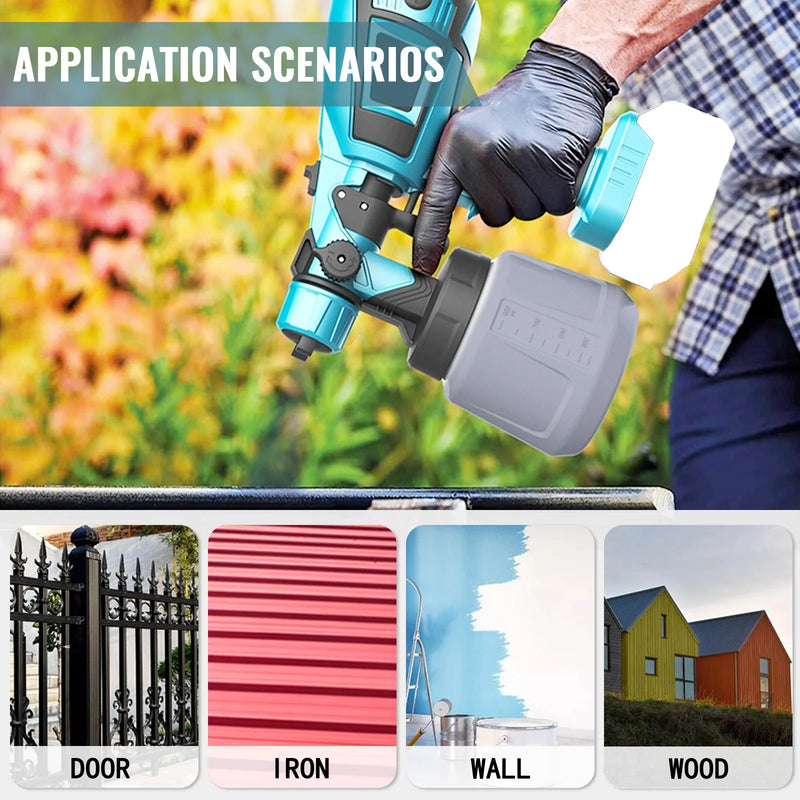 Cordless 2-Battery Paint Sprayer 18V