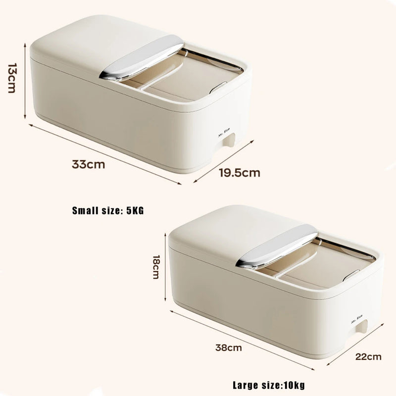10kg Airtight Rice & Grain Storage Container – Moisture & Pest Resistant
