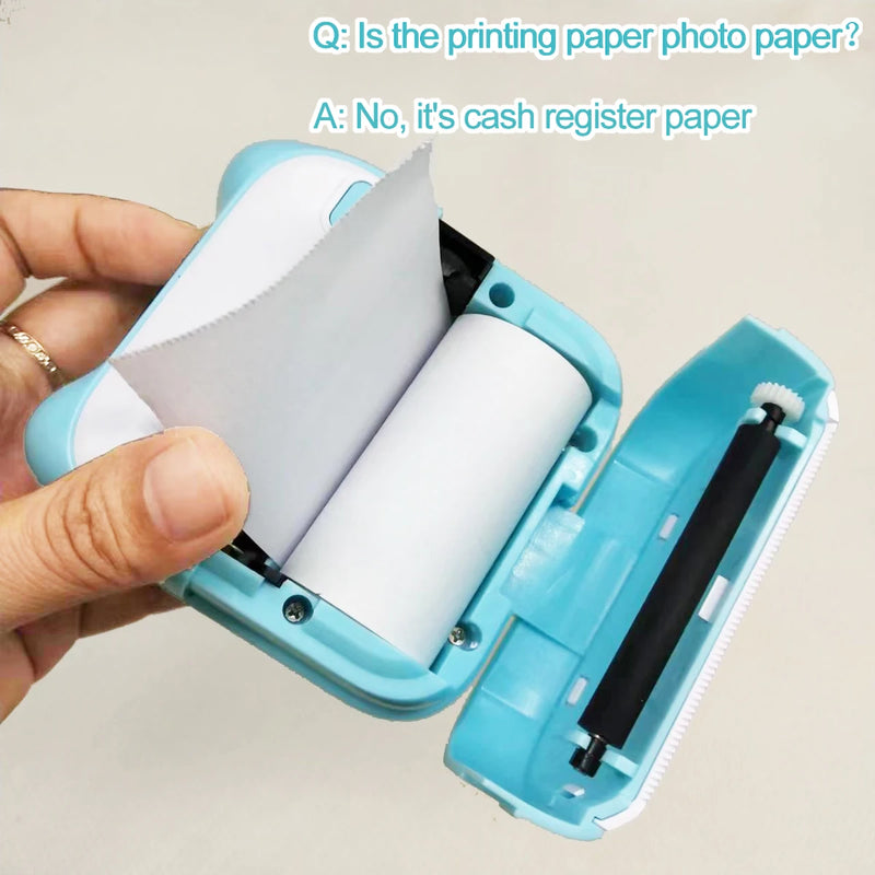 Portable Inkless Thermal Printer