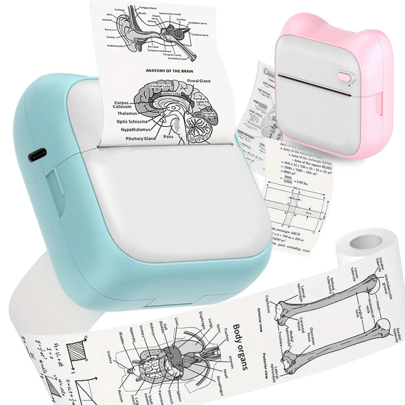 Portable Inkless Thermal Printer