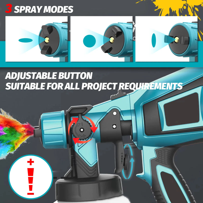 Cordless 2-Battery Paint Sprayer 18V