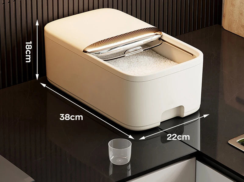 10kg Airtight Rice & Grain Storage Container – Moisture & Pest Resistant
