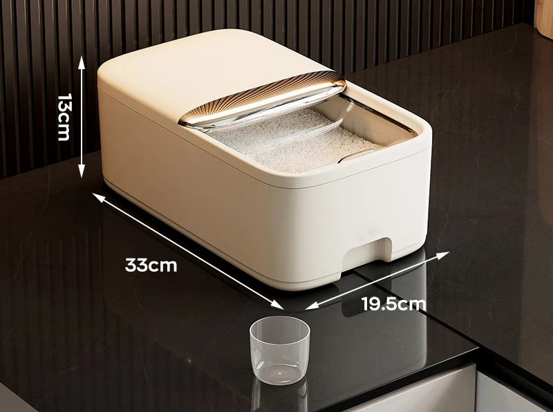 10kg Airtight Rice & Grain Storage Container – Moisture & Pest Resistant