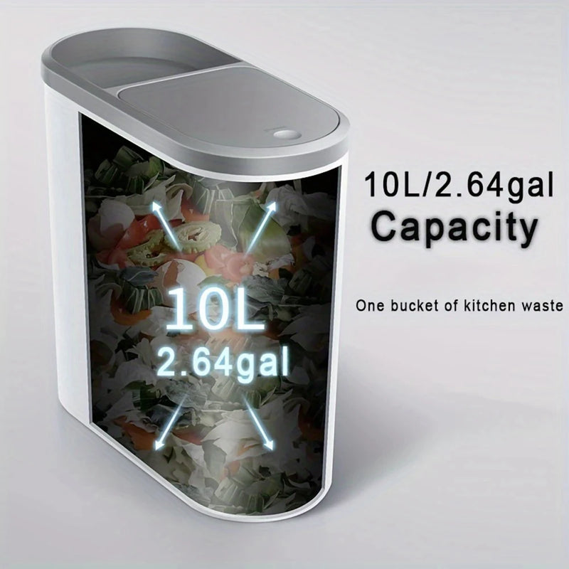 Slim Push-Top Bin