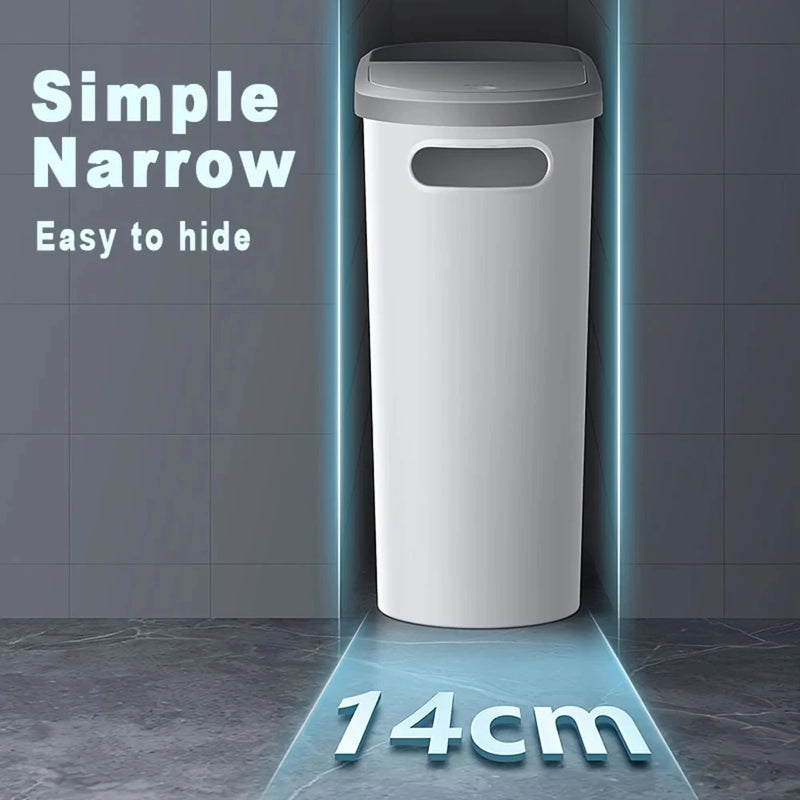 Slim Push-Top Bin