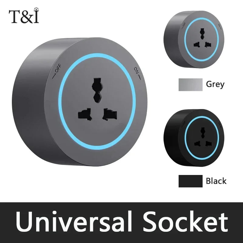 Wall-Mounted Kitchen Power Rail with Switch
