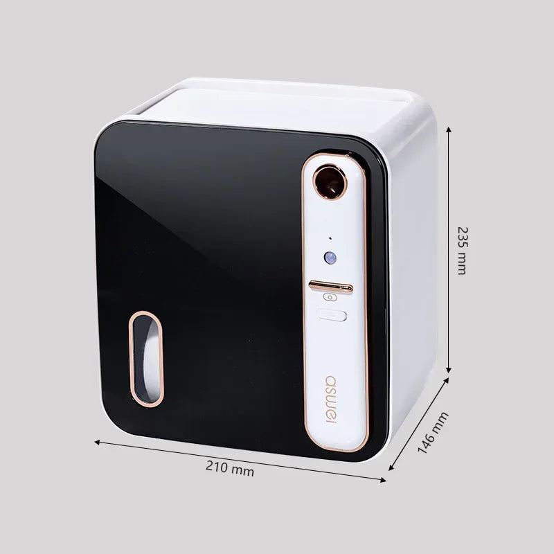 Wall-Mounted Tissue & Roll Holder
