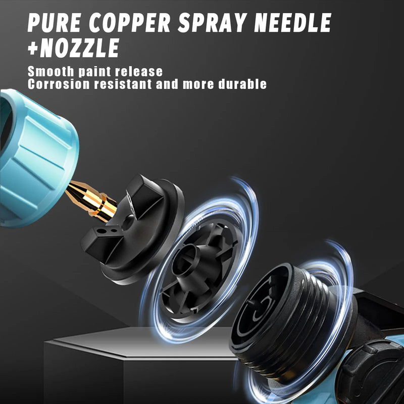 Cordless 2-Battery Paint Sprayer 18V